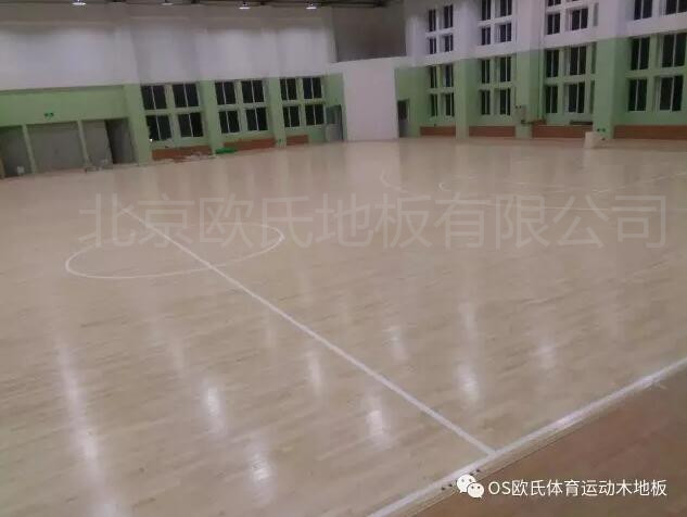 汕頭特殊教育學(xué)?；@球館木地板案例圖6