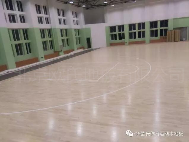 汕頭特殊教育學(xué)?；@球館木地板案例圖7