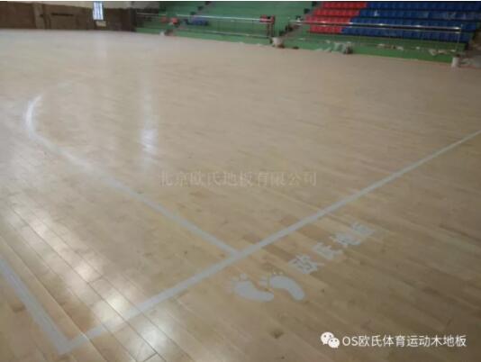 陜西延安吳起高級(jí)中學(xué)體育館木地板案例