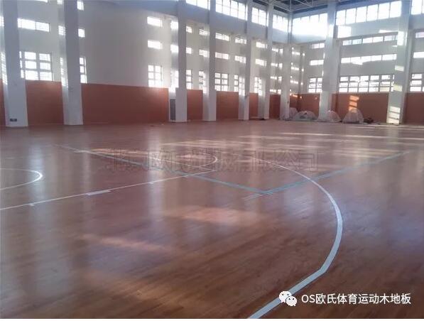 溫州甌海區(qū)外國語學(xué)校初中分校運動木地板案例